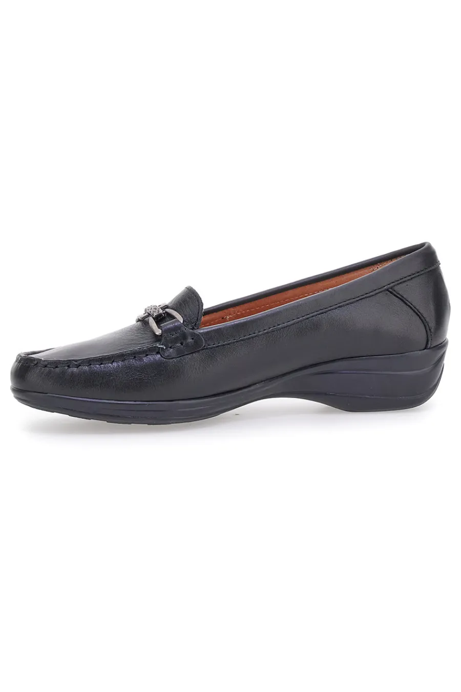 Mocassini neri in vera pelle made in Italy 8135-PITTARELLO FOCUS Sale