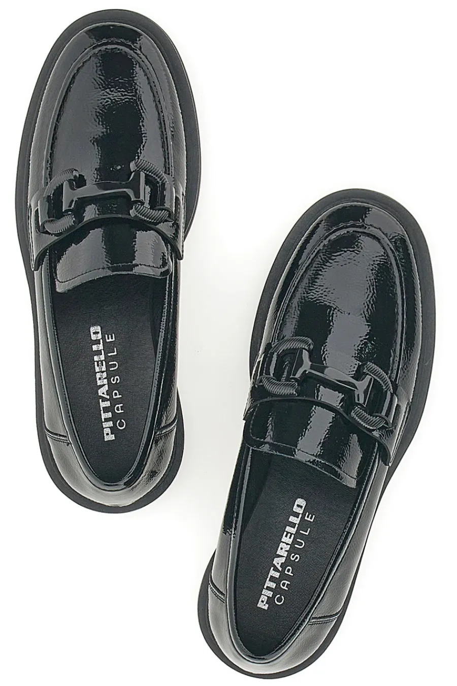 Mocassini neri in vernice 24175001-PITTARELLO CAPSULE Best