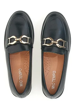 Mocassini Neri 387-MIO TEMPO Outlet