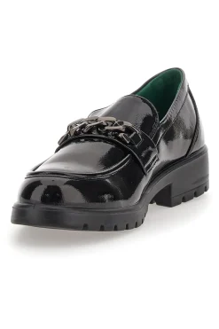 Mocassini neri Vegan effetto lucido J52322B6-ECO BIO Discount