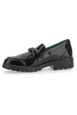 Mocassini neri Vegan effetto lucido J52322B6-ECO BIO Discount