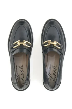 Mocassini 3027 Neri Vera Pelle-PITTARELLO LOOK