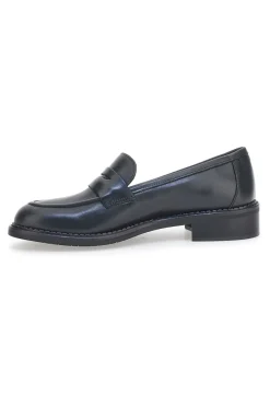 Mocassini 3022 Neri Vera Pelle-PITTARELLO LOOK Outlet