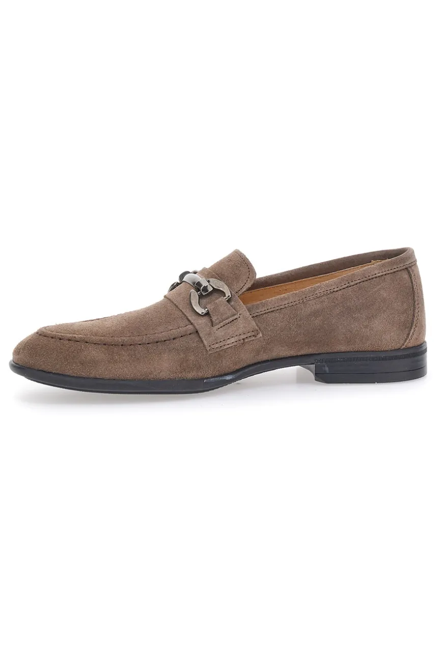 Mocassini Tortora in Vera Pelle Made in Italy Pittarello 11