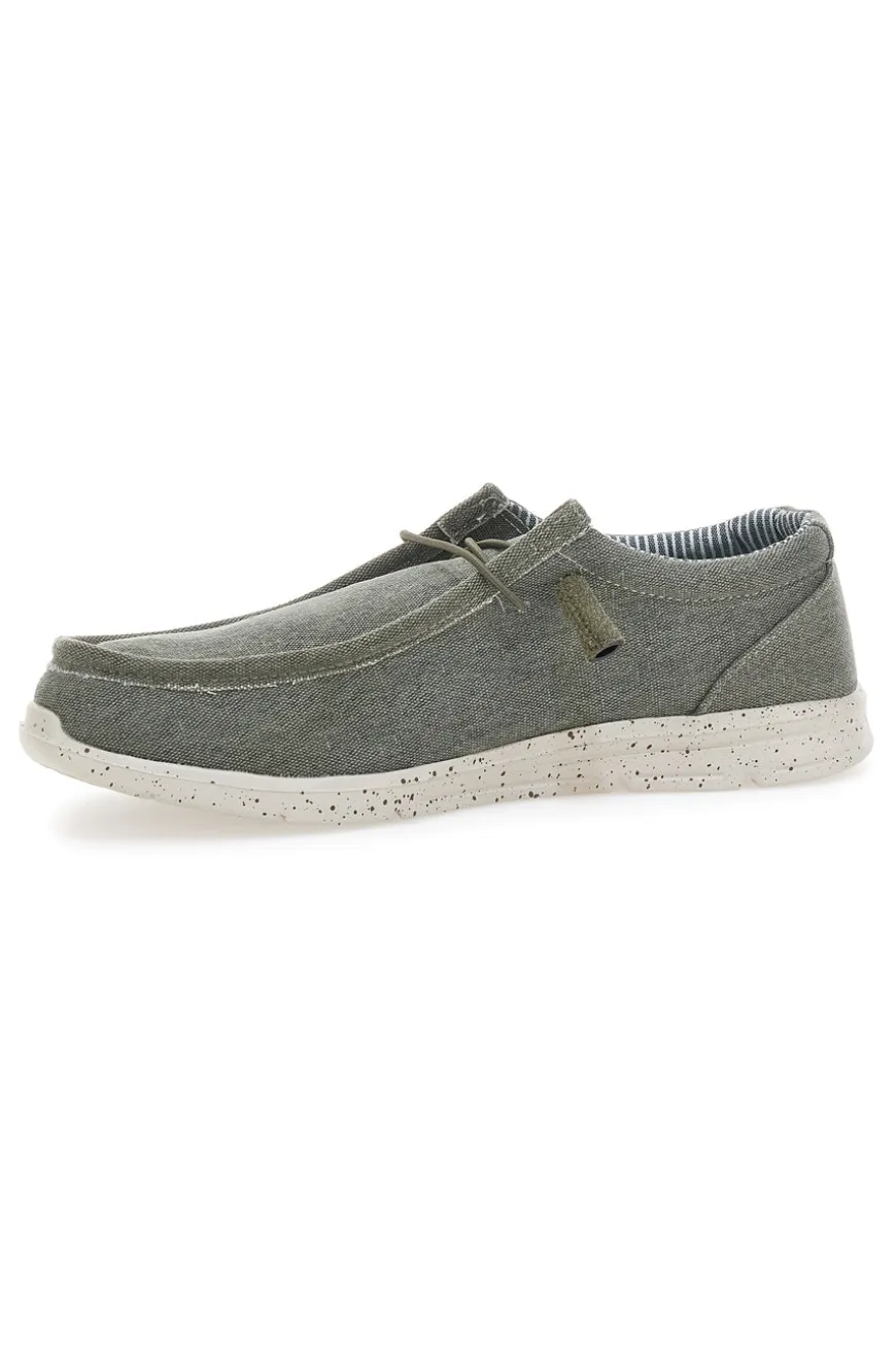 Mocassini verde con laccio elastico SEVENOAKS PK1147O