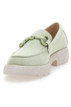 Mocassini Verde Pastello Con Morsetto 230052-LE HAVRE PARIS Clearance