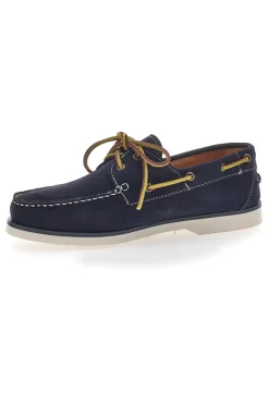 Mocassino Barca in Vera Pelle Blu Longford 10