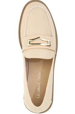 Mocassino Beige con Morsetto Color Oro 3202121-LE HAVRE PARIS Hot
