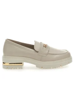 Mocassino Beige e Dettagli Oro 1303-ENERGY New