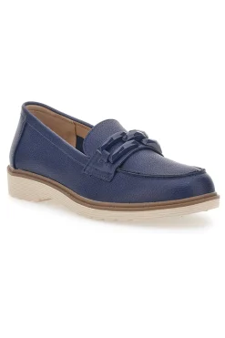 Mocassino Blu con Catenella 526818-LE HAVRE PARIS Clearance