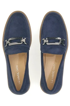 Mocassino Blu con Morsetto 526822-LE HAVRE PARIS Outlet
