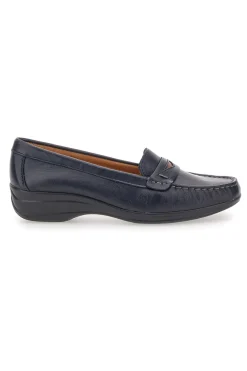 Mocassino blu in vera pelle 8164-PITTARELLO FOCUS Online