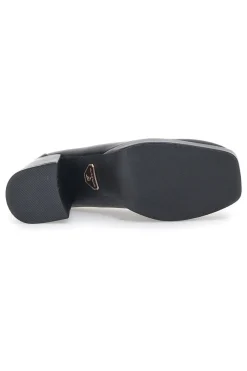 Mocassino con Tacco 8227 Nero-LAURA BIAGIOTTI