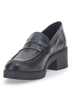 Mocassino in Pelle Nera 85035-PITTARELLO GLAM Outlet