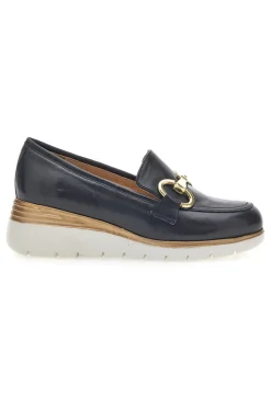 Mocassino in Vera Pelle blu con dettaglio 5090-PITTARELLO CLASS Best