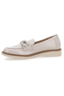 Mocassino Lucido Beige con Catenella 526817-LE HAVRE PARIS Sale