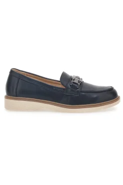 Mocassino Nero con Morsetto 526823-LE HAVRE PARIS New