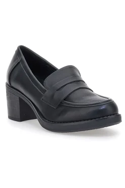 Mocassino nero con tacco a blocco CAFE' COST H6913214-CAFÈ COST Clearance