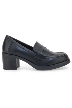 Mocassino nero con tacco a blocco CAFE' COST H6913214-CAFÈ COST Clearance