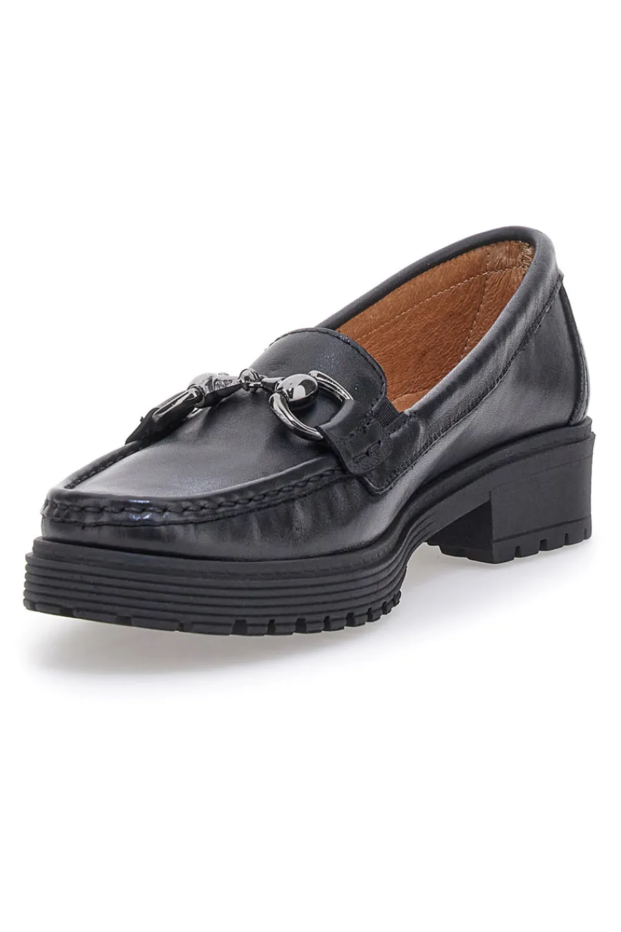 Mocassino nero in vera pelle 8300-PITTARELLO FOCUS Best
