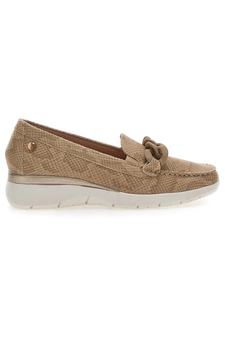 Mocassino Pitonato Beige 17 IC-INBLU