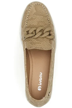 Mocassino Pitonato Beige 17 IC-INBLU