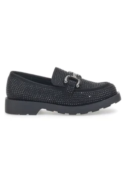 Mocassino 1101 Nero con Strass-PITTARELLO GLAM Clearance