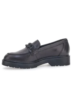 Mocassino Vera Pelle Nero 243371-MIO TEMPO Best