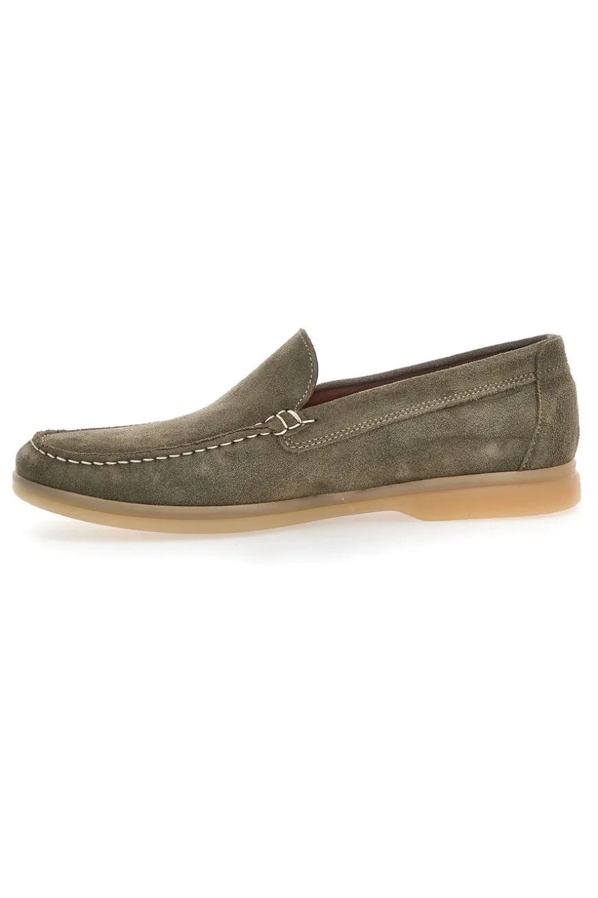Mocassino Verde Vera Pelle Pittarello Focus 8410