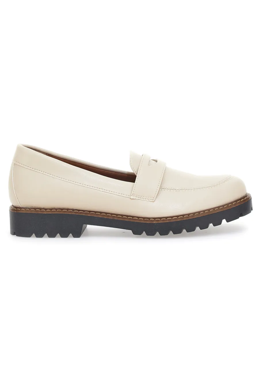 Mokassins 3031 Creme-PITTARELLO