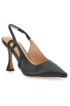 Nerecon Slingback-Pumps mit spitzer Spitze und Riemen mit Strasssteinen 8820H118-MON DIEU Clearance