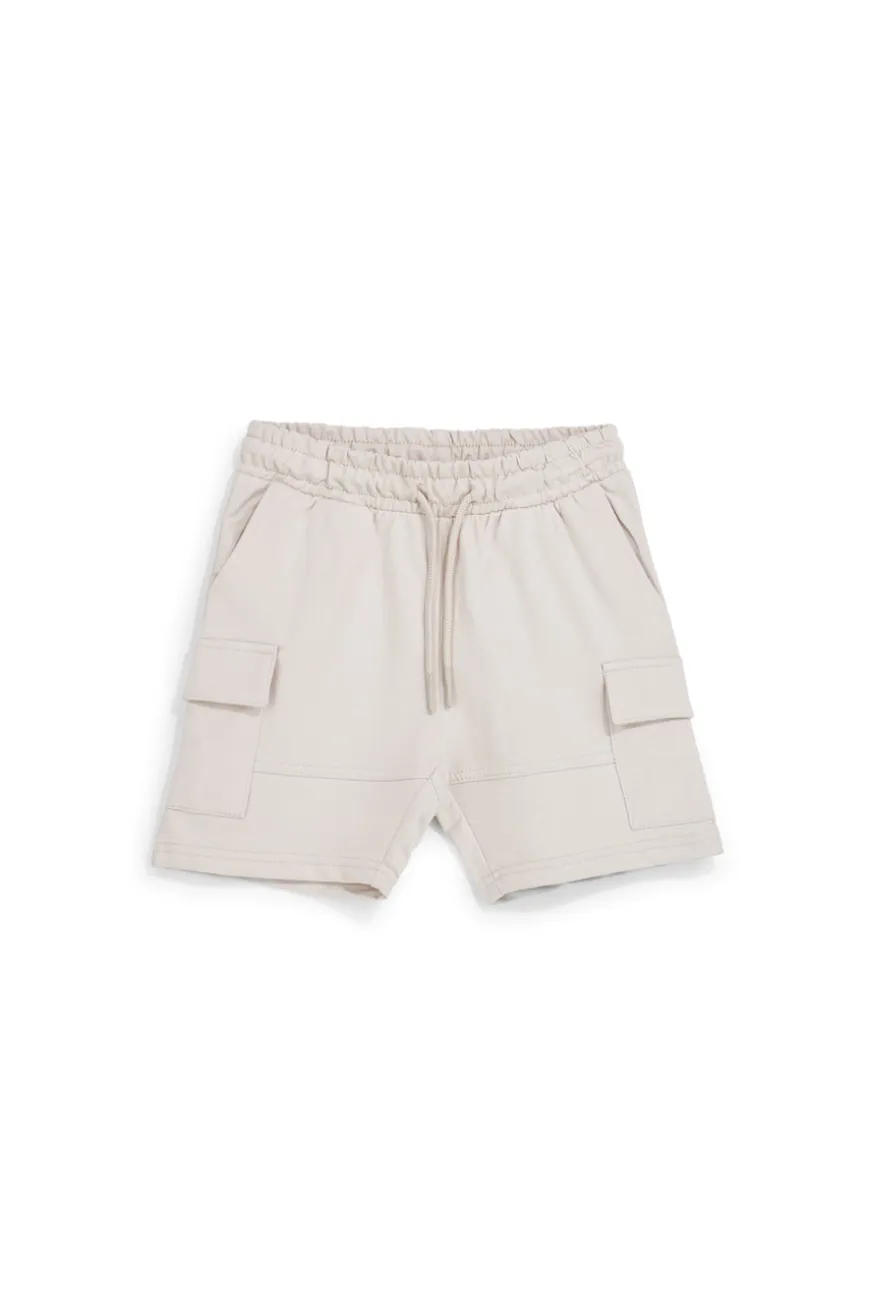 Pantaloncini beige con tasche cargo Pitt kids PT-B-S-9008