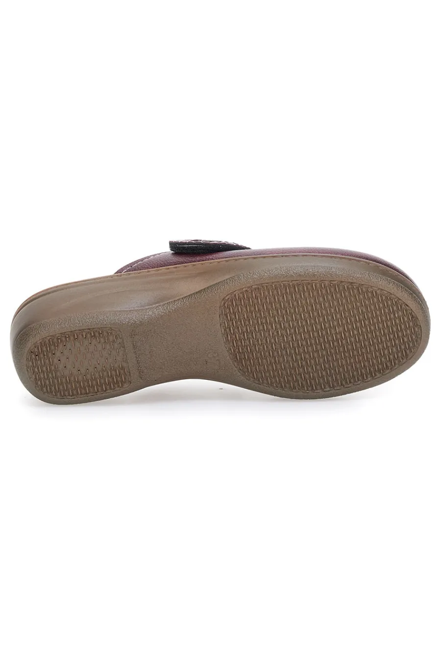 Pantofola bordeaux anatomica con cuciture a vista 80LY-INBLU Discount