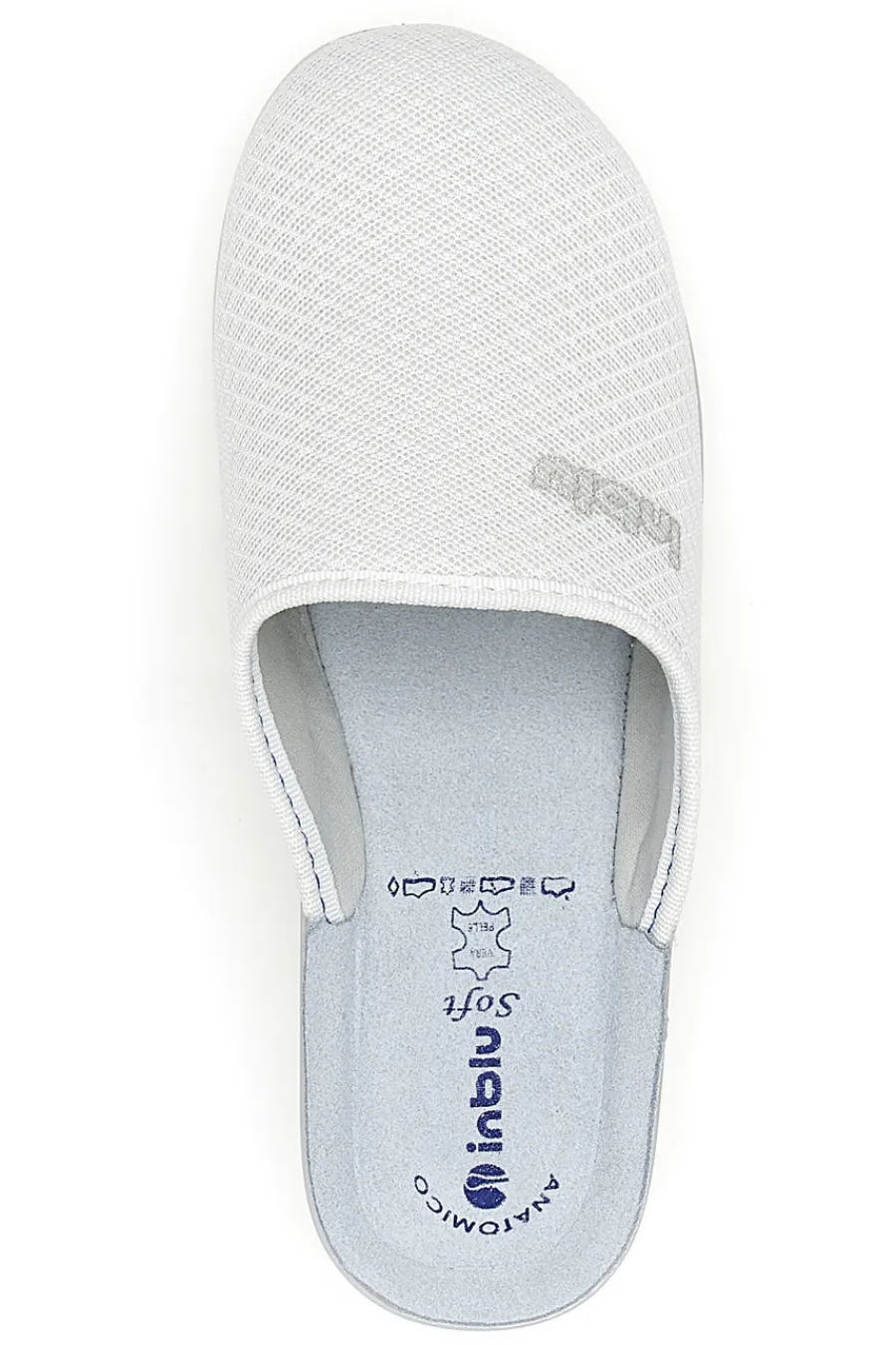 Pantofole bianche con sottopiede anatomico 52 BJ-INBLU Hot