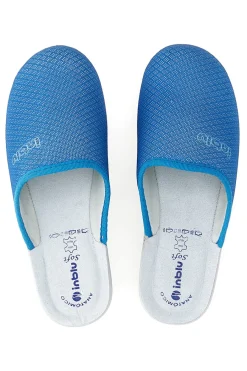 Pantofole blu con sottopiede anatomico 52 BJ-INBLU Discount