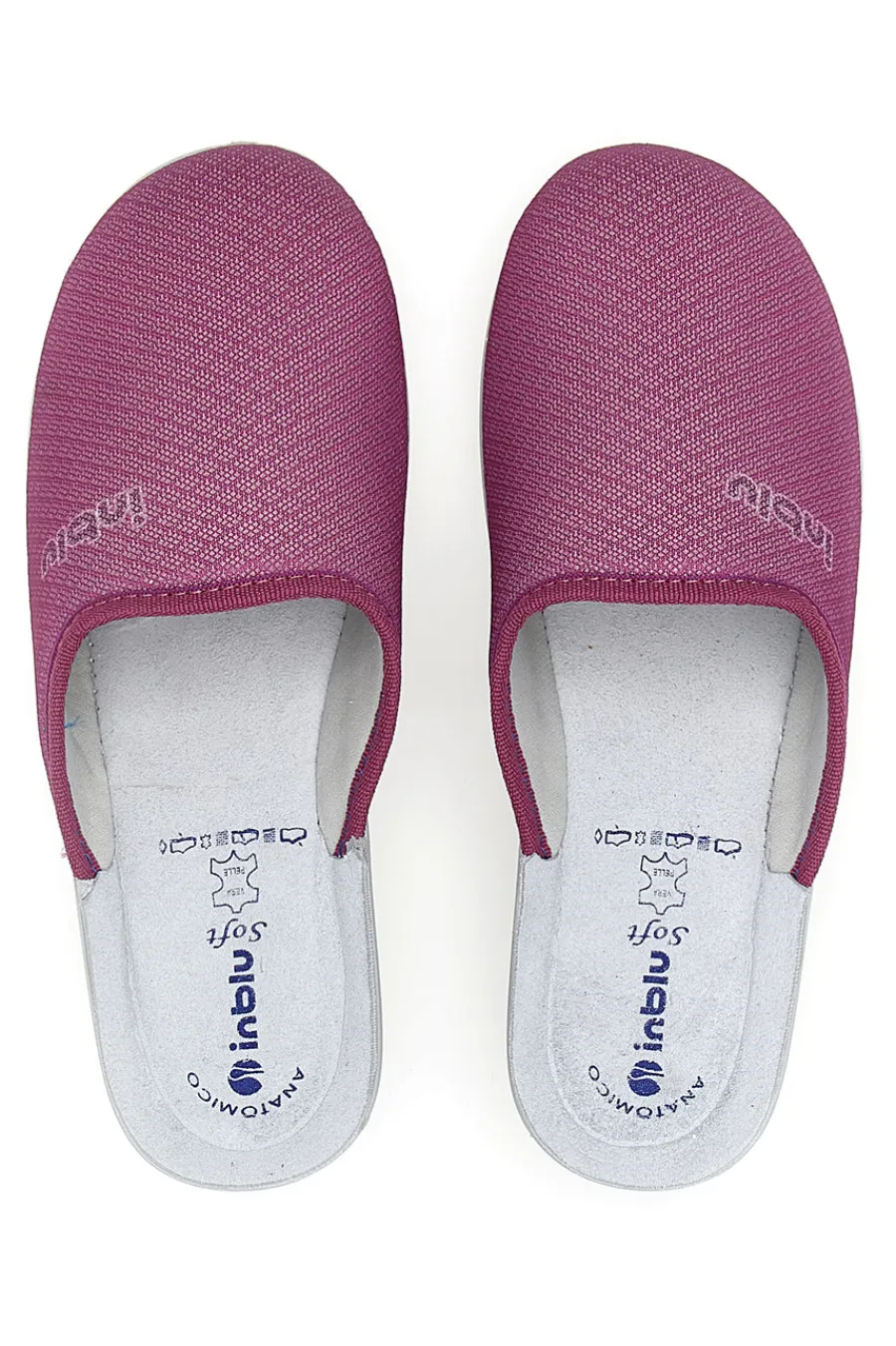 Pantofole fucsia con sottopiede anatomico 52 BJ-INBLU New