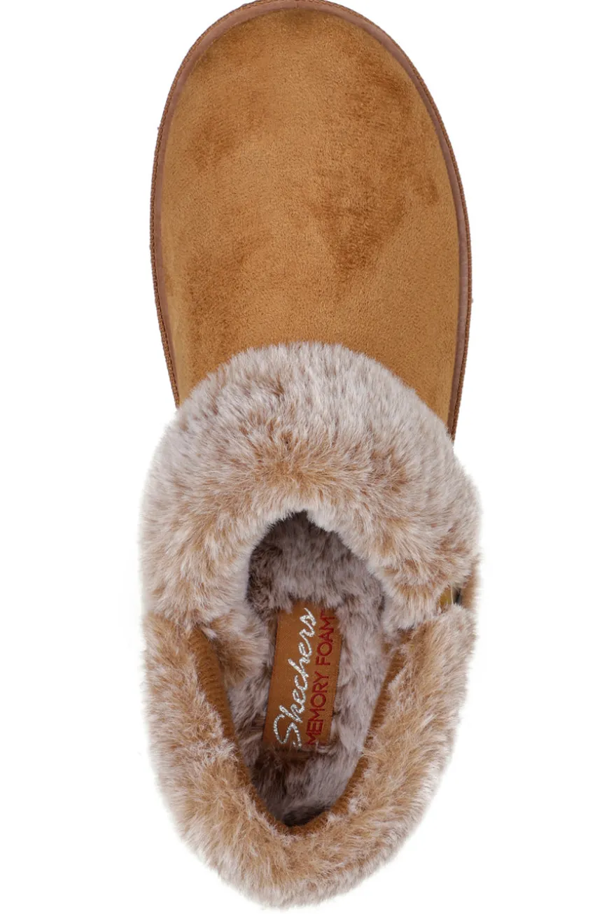 Pantofole Skechers Cozy Campfire Fresh Toast Marroni