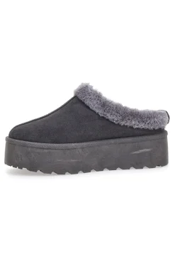 Pantofole Stivaletti con Pelo Grigie Con Platform 1913-PITTARELLO LOVE Sale