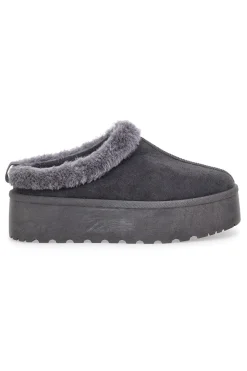 Pantofole Stivaletti con Pelo Grigie Con Platform 1913-PITTARELLO LOVE Sale