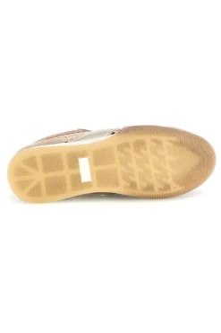 Perforierte Schnürschuhe in Beige mit laminierten Einsätzen Me & me TW26S5813803-ME u0026 ME Online