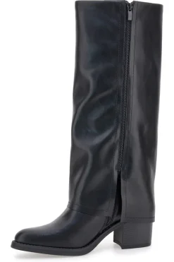 BT24186024A e Stiefel mit mittelhohem Absatz und quadratischer Zehenpartie-PITTARELLO CAPSULE Sale