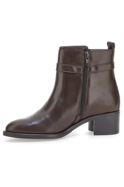 852160 Stiefeletten aus braunem Leder mit niedrigem Absatz-PITTARELLO CLASS Hot