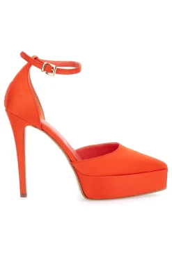 611 Coral Satin Plateau Dekolleté-PITTARELLO ELITE Outlet
