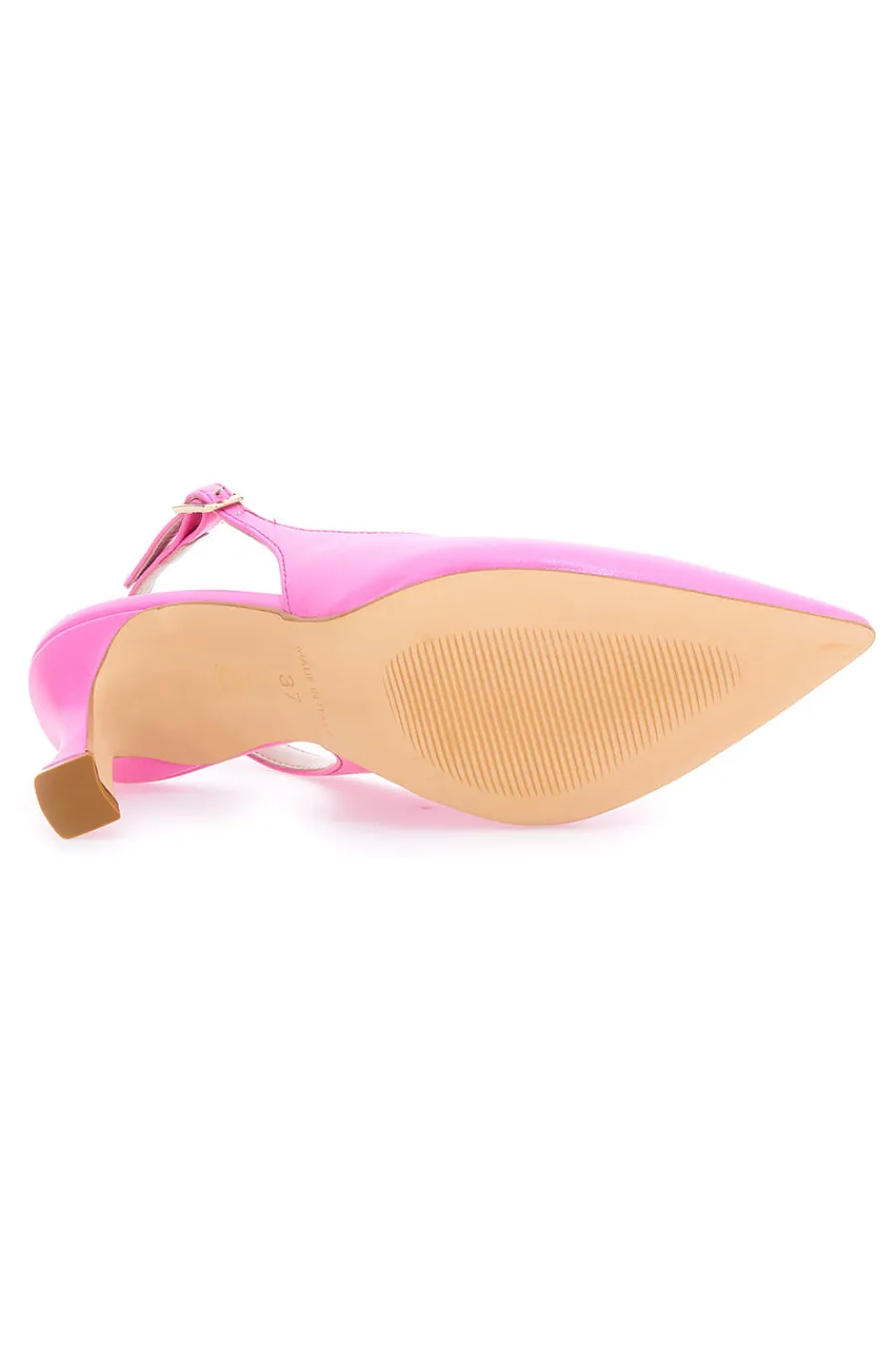 3360 Shocking Pink Slingback-Pumps-PITTARELLO GLAM New