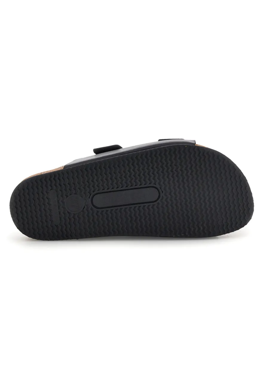 Pittarello Tierra doppelte schwarze Hausschuhe 335A20630SR