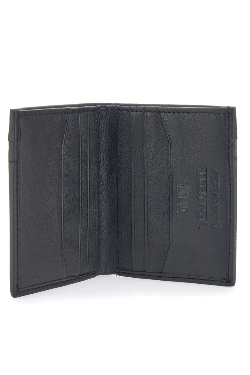 Portacarte Nero Compatto con Tasca per Contanti JAGUAR PF869-94