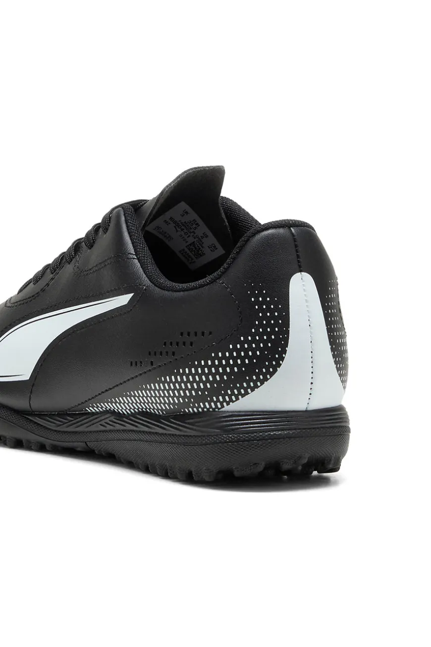Puma Vitoria II TT Jr Schwarze Synthetik-Fußballschuhe