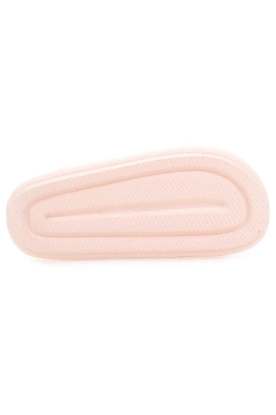 Rosa Gummi-Slipper mit breitem, verziertem Fußbett 1055-2T2L