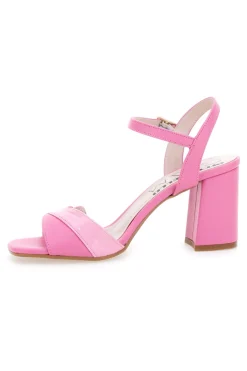 Rosa Sandalen mit Riemen und Absatz 8,5 5548-PITTARELLO GLAM