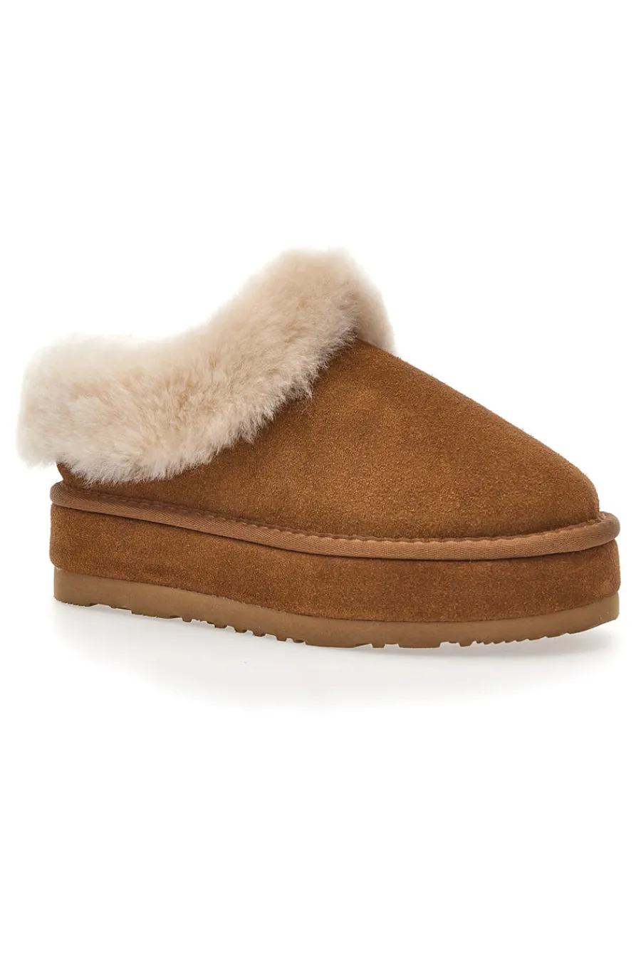 Sabot Con Pelo Suola Flatform WD90010-MON DIEU